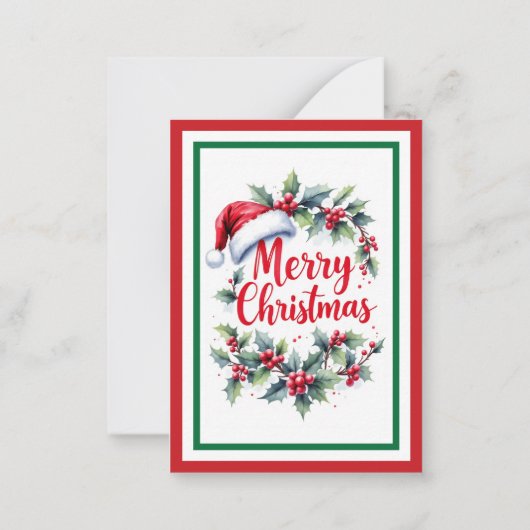 Include A Personal Note with your Christmas Gift Notitiekaartje (Achterkant)