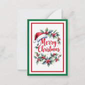 Include A Personal Note with your Christmas Gift Notitiekaartje (Achterkant)