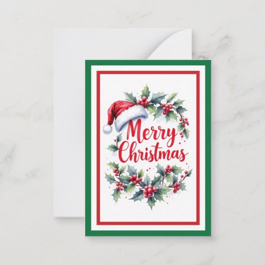 Include A Personal Note with your Christmas Gift Notitiekaartje (Achterkant)