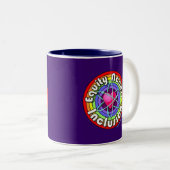 Inclusie aandelentoegang: Rainbow Science mok (Voorkant rechts)