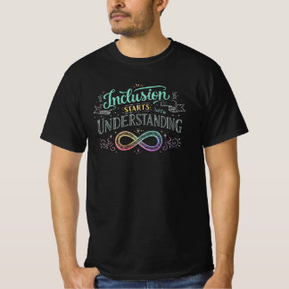 Inclusie begint met het begrijpen van Chalk Quote T-shirt