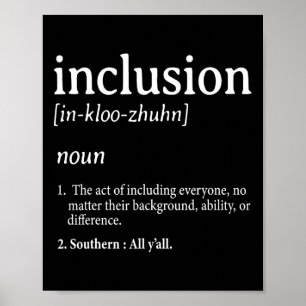 Inclusie Definitie Poster