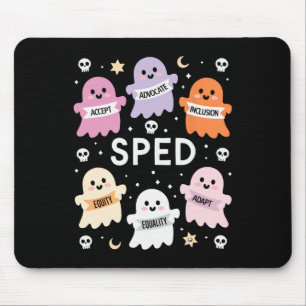 Inclusie Halloween Autisme Spooky Inclusiviteit Tr Muismat