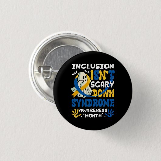 Inclusie instant angstaanjagend syndroom bewustzij ronde button 3,2 cm (Voorkant /achterkant)