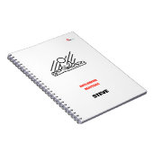 Inclusie is belangrijk Disability Pride Aangepaste Notitieboek (Rechterzijde)
