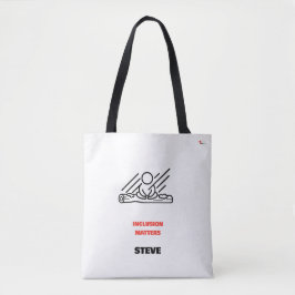 Inclusie is belangrijk Disability Pride Persoonlij Tote Bag
