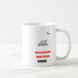Inclusie is belangrijk Trots op een beperking Pers Koffiemok