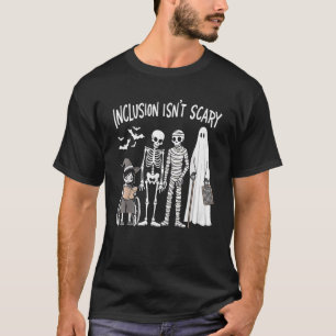 Inclusie Is Geen Eng Halloween Kostuum Mummie Ghos T-shirt