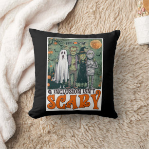 Inclusie is geen enge Halloween-horrorpersonages Kussen