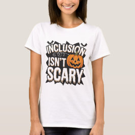 Inclusie is geen enge SLP Speed Teacher Halloween T-shirt