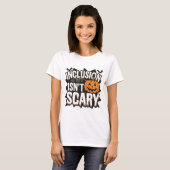 Inclusie is geen enge SLP Speed Teacher Halloween T-shirt (Voorkant volledig)