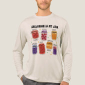 Inclusie is mijn Jam Grappig Tri-Blend Shirt (Voorkant volledig)