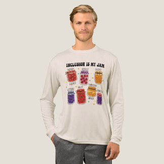 Inclusie is mijn Jam Grappig Tri-Blend Shirt