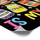 Inclusie is mijn Jam Speed Teacher Special Educati Poster (Hoek)