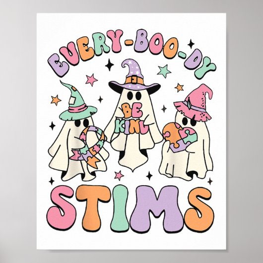 Inclusie is niet eng grappig Halloween outfit kost Poster (Voorkant)