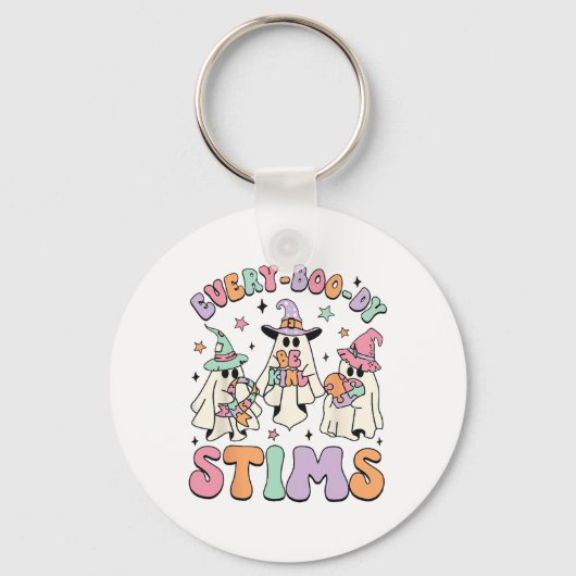 Inclusie is niet eng grappig Halloween outfit kost Sleutelhanger (Voorkant)