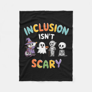 Inclusie is niet eng Mummy Boo Ghost Halloween Fleece Deken