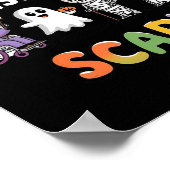 Inclusie is niet eng Mummy Boo Ghost Halloween Poster (Hoek)