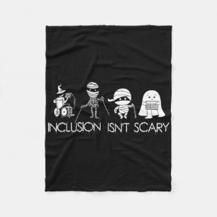 Inclusie is niet eng SLP Halloween Speed Teacher G Fleece Deken