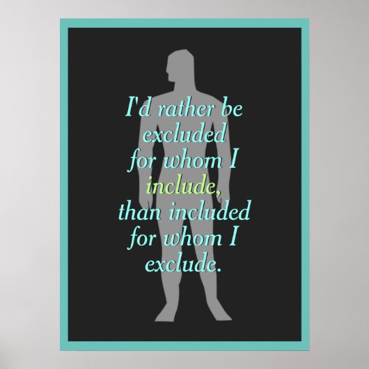 Inclusie Poster (Voorkant)