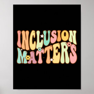Inclusie Problemen Speciaal Onderwijs Autisme Bewu Poster