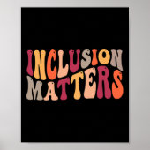 Inclusie Problemen Speciaal Onderwijs Autisme Bewu Poster (Voorkant)