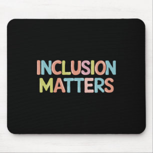 Inclusie S Multicolor Autisme Quote Sticker Muismat
