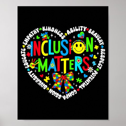 Inclusie speciaal onderwijs docent autisme poster (Voorkant)