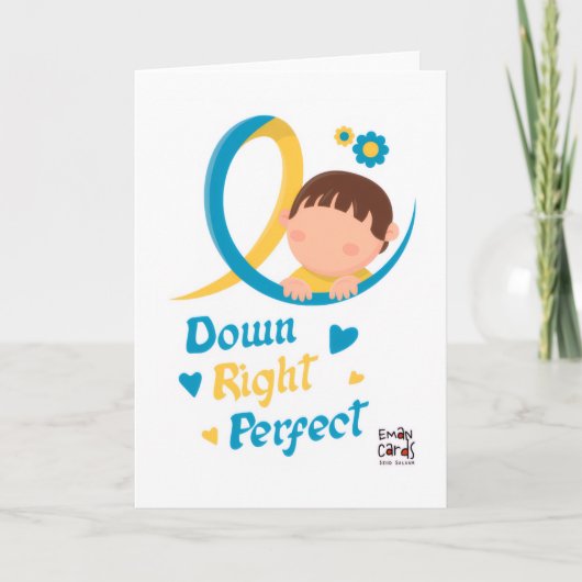 Inclusie voor Downsyndroom - Perfect Kaart (Voorkant)