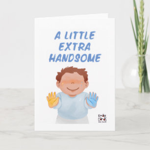 Inclusie voor downsyndroom - Schattige Jongen Kaart