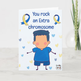Inclusie voor downsyndroom - You Rock Extra Kaart