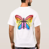 Inclusief alle Shirten van de vlinder — Mannen T-shirt (Achterkant)