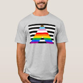 Inclusief Ally Pride Flag T-Shirt (Voorkant)