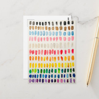 Inclusief Briefkaart voor de Waterverf van de vlag