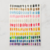 Inclusief Briefkaart voor de Waterverf van de vlag (Voorkant)