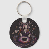 Inclusief Cosmic Paws Design Sleutelhanger (Achterkant)