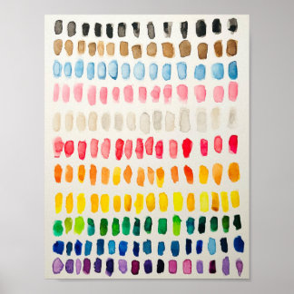 Inclusief geprikte Waterverf Poster voor speciale