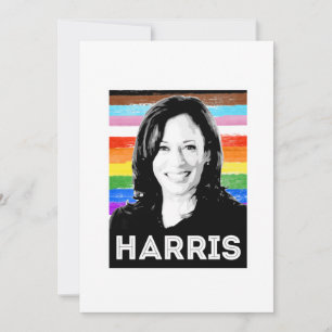 Inclusief Harris Pride-Poster Feestdagenkaart