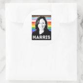 Inclusief Harris Pride-Poster Ronde Sticker (Tas)