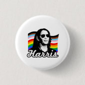 Inclusief Harris-vlag Ronde Button 3,2 Cm (Voorkant)