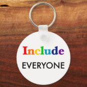 Inclusief iedereen - Bewustmaking van de neurodive Sleutelhanger (Achterkant)