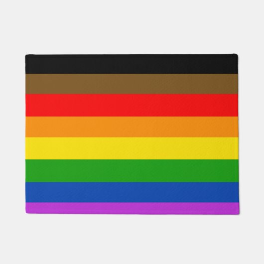 Inclusief LGBT Pride Flag Deurmat (Voorkant)