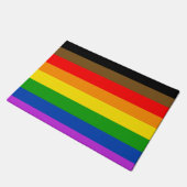 Inclusief LGBT Pride Flag Deurmat (Schuin)