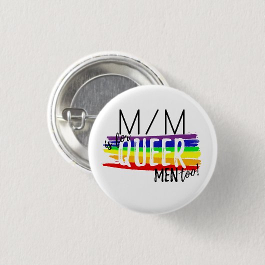 Inclusief M/M Button Style 2 (Voorkant /achterkant)