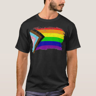 Inclusief Pride Flag Gay Pride LGBTQ Rain T-shirt