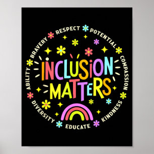 Inclusief speciaal onderwijs docent Autisme Poster
