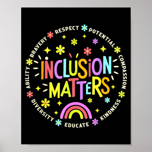 Inclusief speciaal onderwijs docent Autisme Poster (Voorkant)