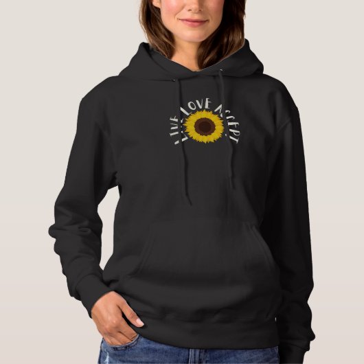 Inclusief SPED Special Education Teacher Live Lov Hoodie (Voorkant)