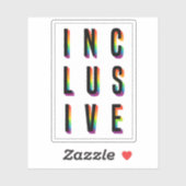 INCLUSIEF STICKER (Vel)