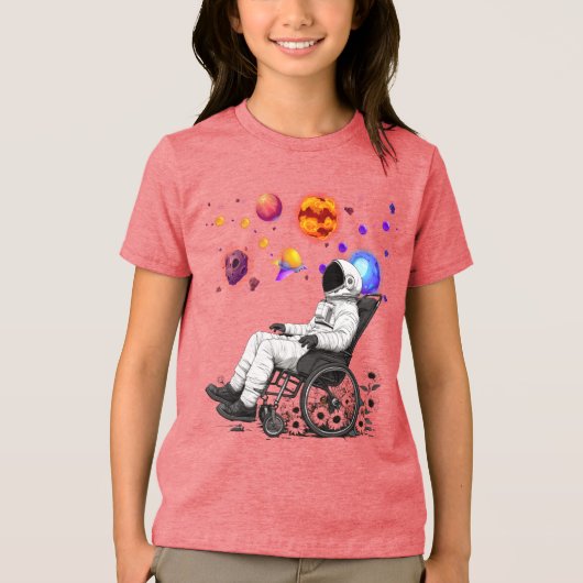 Inclusief T-shirt voor jongeren van Space Explorer (Voorkant)